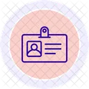 Etiqueta Con Nombre Placa Con Nombre Insignia Icono