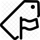Etiqueta De Bandera Etiqueta Insignia Icono