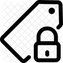 Etiqueta De Bloqueo Etiqueta Insignia Icono