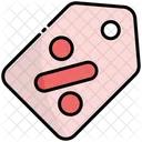 Etiqueta de descuento  Icono