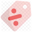 Etiqueta de descuento  Icono