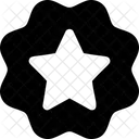 Etiqueta De Estrella Insignia De Estrella Pancarta De Estrella Icono