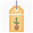 Etiqueta de jardineria  Icono