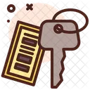 Etiqueta de la llave  Icono