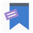Etiqueta de marcador  Icono