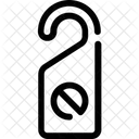 Etiqueta de puerta  Icono