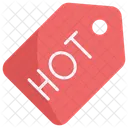 Etiqueta de venta caliente  Icono