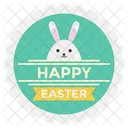Insignia De Feliz Pascua Emblema De Pascua Logotipo De Pascua Icono