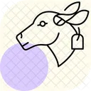 Etiqueta En La Oreja De Vaca Etiqueta Vaca Icono