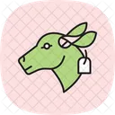 Etiqueta En La Oreja De Vaca Etiqueta Vaca Icono
