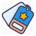 Etiqueta De Etiqueta De Revisao Estrela Hangtag Viagem Icon