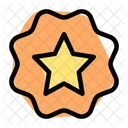 Etiqueta De Estrella Insignia De Estrella Pancarta De Estrella Icono