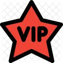 Etiqueta de estrella vip  Icono