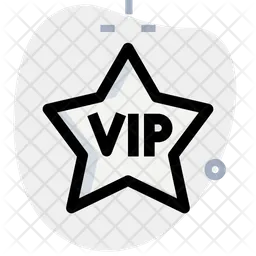 Etiqueta de estrella vip  Icon