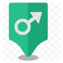 Masculino Geo Ponteiro Icon