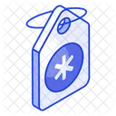 Medico Etiqueta Etiqueta Icon