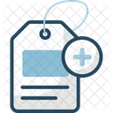 Etiqueta Etiqueta Medico Icono
