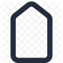 Etiqueta De Forma Arriba Icono