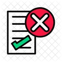 X Marcar Etiquetas Rechazar Declinar Icono