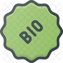 Etiquette Autocollant Bio Icon