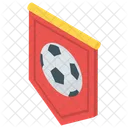 Ligue Sportive Etiquette De Football Logo De Football Icône