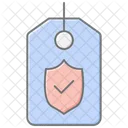 Etiquette De Protection Icone De Couleur Lineaire Icon