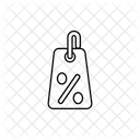 Étiquette de réduction  Icône