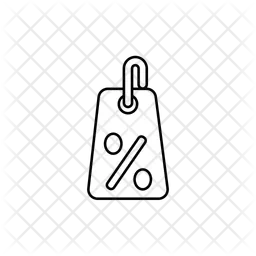 Étiquette de réduction  Icône