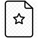 Etoile Fichier Favori Fichier De Sauvegarde Icône