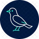 Etourneau Oiseau Troupeau Icône