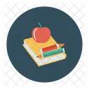 Livre Pomme Crayon Icon