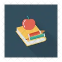 Livre Pomme Crayon Icon