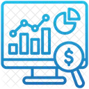 Analyse Entreprise Croissance Icône