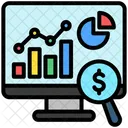 Analyse Entreprise Croissance Icône