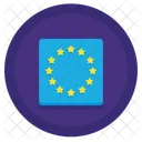 유럽연합 국기 원 아이콘