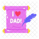 Eu amo papai  Ícone
