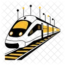 Trem Ai Locomotiva Viagem Ícone