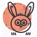 Eule Hase Kaninchen Symbol