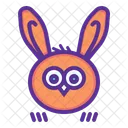 Eule Hase Kaninchen Symbol