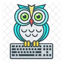 Owl Keyboard Online Bildung Online Bildung Owl Keyboard Icon