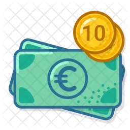 Eur coin ten  Icon