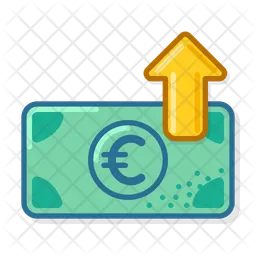 EUR steigen  Symbol