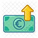 Eur Rise Money Currency Icon