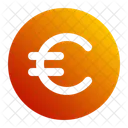 Euro Currency Coin Icon