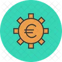 Euro Settings Banking Icon
