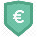 Euro Sign Shield Icon