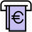 Euro-Abhebung  Symbol