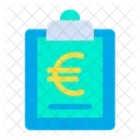 Euro Area De Transferencia Lista Icon