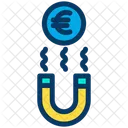 Magnet Magnetic Euro Icon