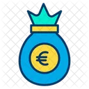 Euro Bag Euro Money Bag Icon